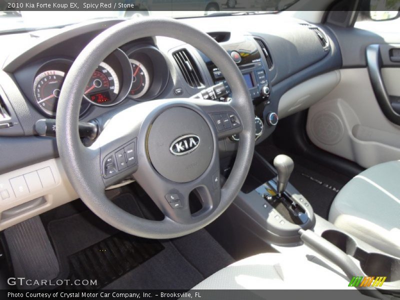 Spicy Red / Stone 2010 Kia Forte Koup EX