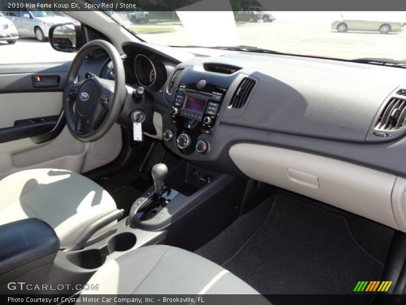 Spicy Red / Stone 2010 Kia Forte Koup EX