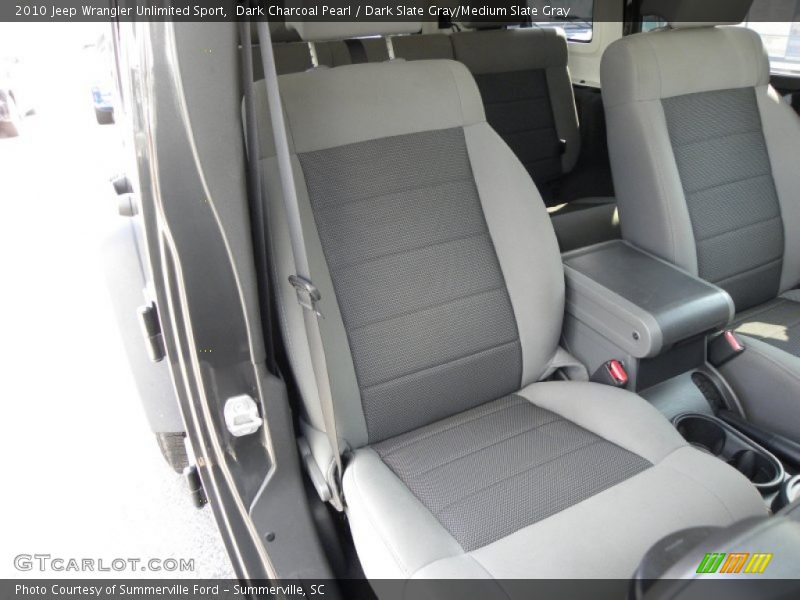 Dark Charcoal Pearl / Dark Slate Gray/Medium Slate Gray 2010 Jeep Wrangler Unlimited Sport