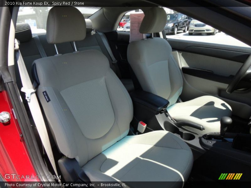 Spicy Red / Stone 2010 Kia Forte Koup EX