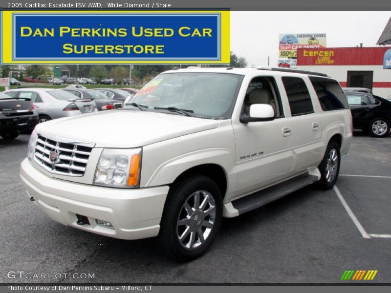 White Diamond / Shale 2005 Cadillac Escalade ESV AWD