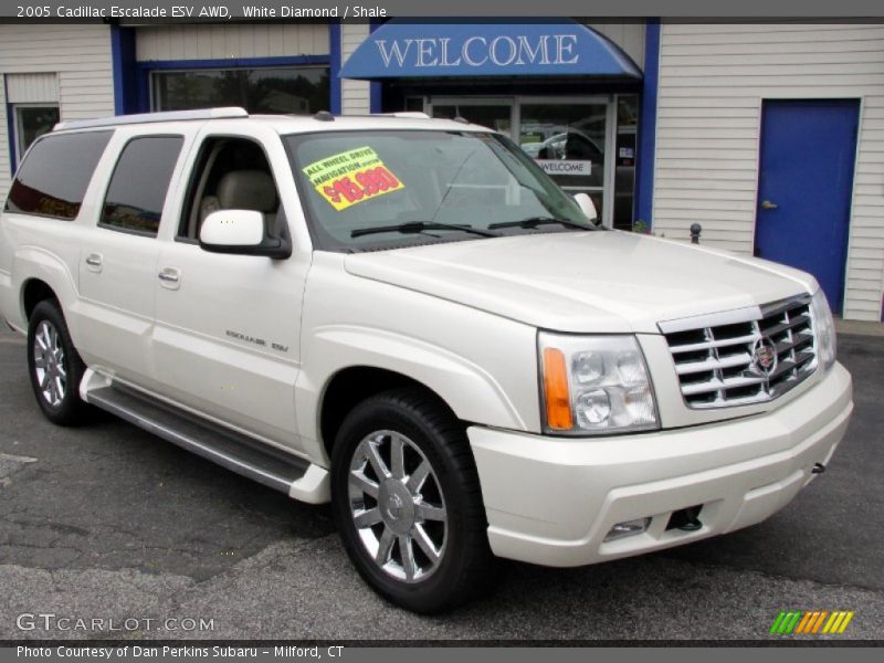 White Diamond / Shale 2005 Cadillac Escalade ESV AWD