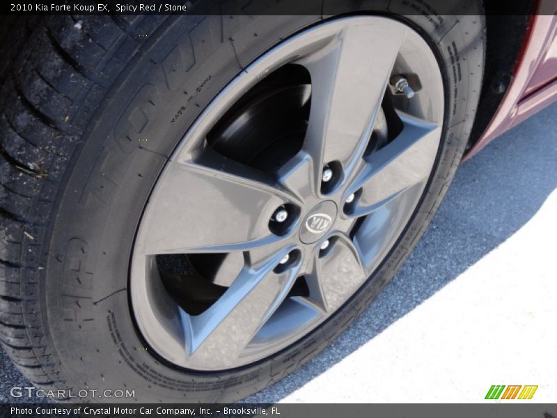 Spicy Red / Stone 2010 Kia Forte Koup EX