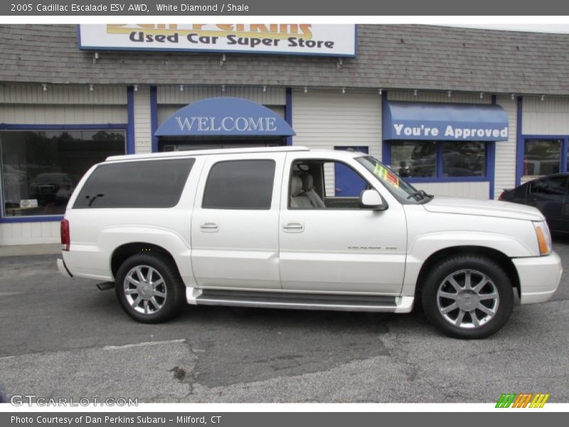 White Diamond / Shale 2005 Cadillac Escalade ESV AWD