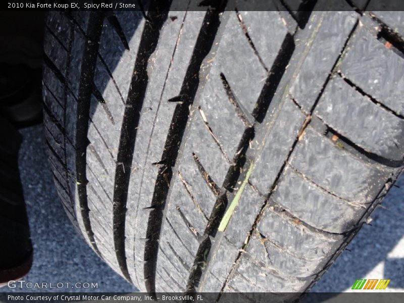 Spicy Red / Stone 2010 Kia Forte Koup EX
