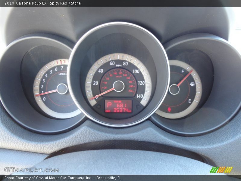 Spicy Red / Stone 2010 Kia Forte Koup EX