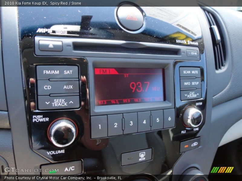 Spicy Red / Stone 2010 Kia Forte Koup EX