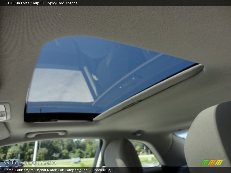 Spicy Red / Stone 2010 Kia Forte Koup EX