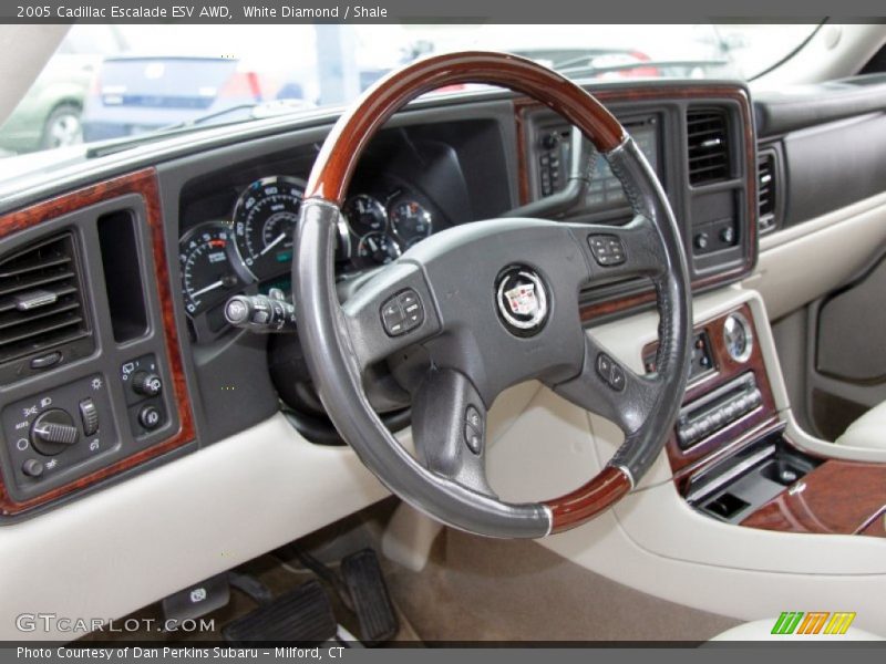 White Diamond / Shale 2005 Cadillac Escalade ESV AWD
