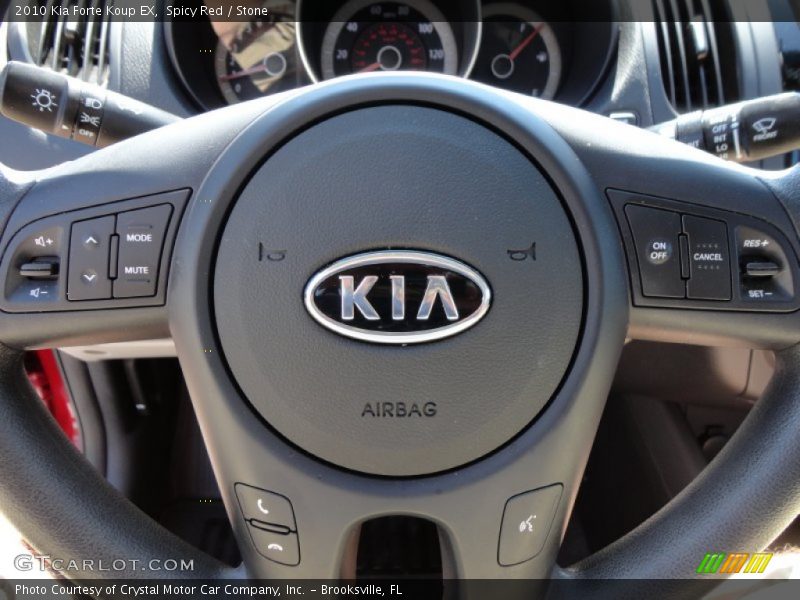 Spicy Red / Stone 2010 Kia Forte Koup EX
