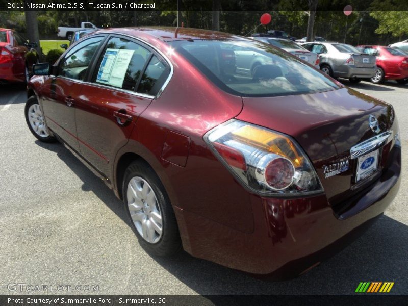 Tuscan Sun / Charcoal 2011 Nissan Altima 2.5 S