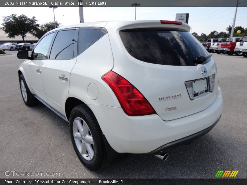 Glacier White Pearl / Cafe Latte 2003 Nissan Murano SE