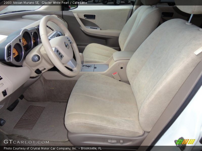 Glacier White Pearl / Cafe Latte 2003 Nissan Murano SE
