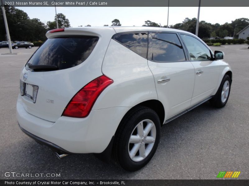 Glacier White Pearl / Cafe Latte 2003 Nissan Murano SE