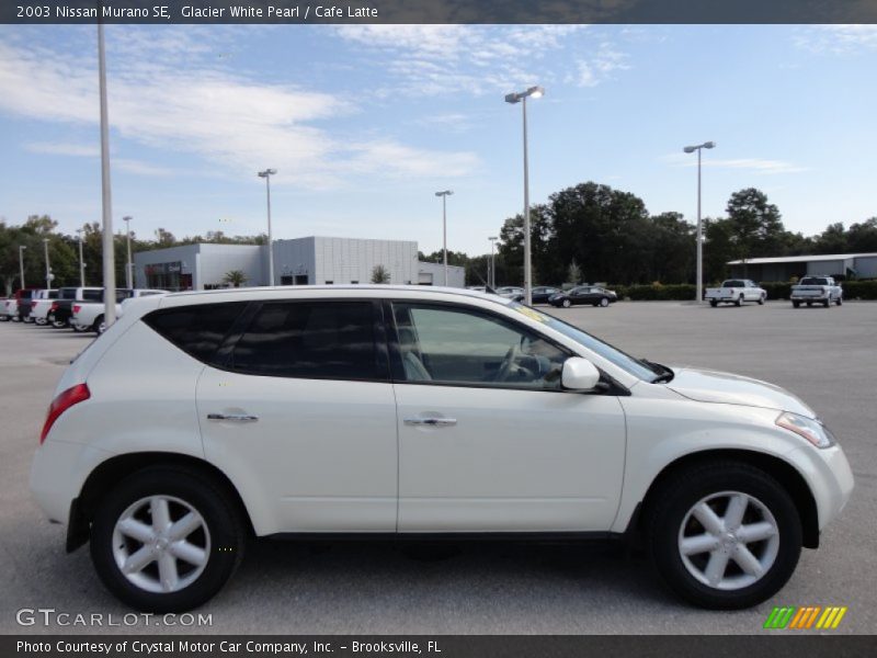 Glacier White Pearl / Cafe Latte 2003 Nissan Murano SE
