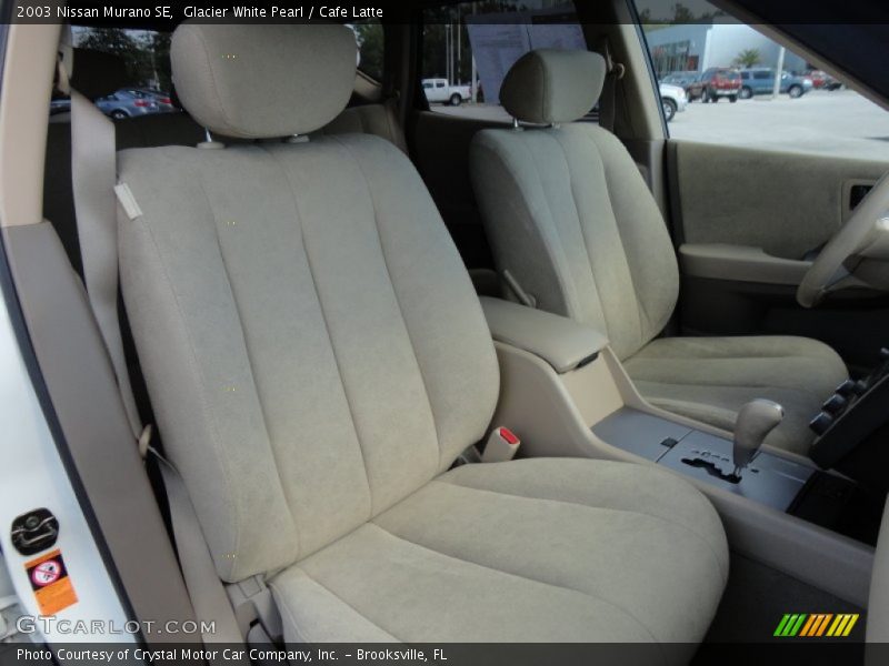 Glacier White Pearl / Cafe Latte 2003 Nissan Murano SE