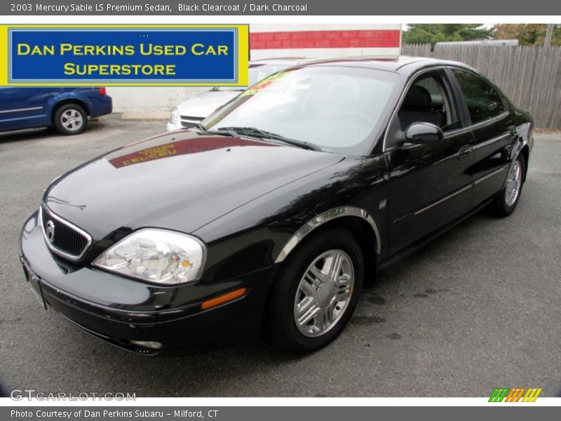 Black Clearcoat / Dark Charcoal 2003 Mercury Sable LS Premium Sedan
