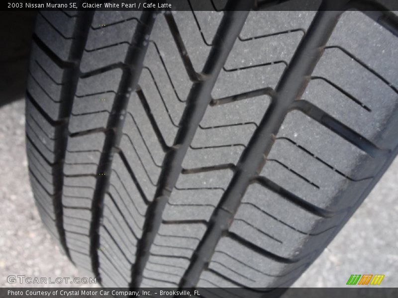 Glacier White Pearl / Cafe Latte 2003 Nissan Murano SE