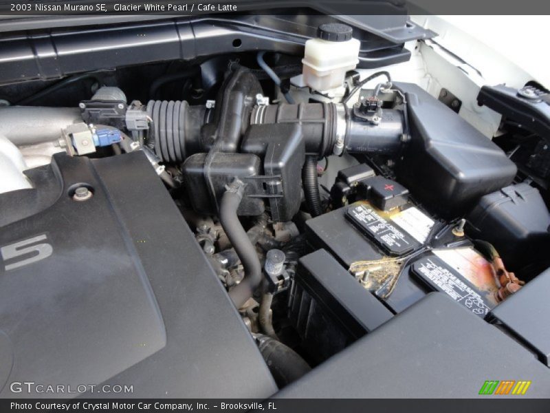 Glacier White Pearl / Cafe Latte 2003 Nissan Murano SE