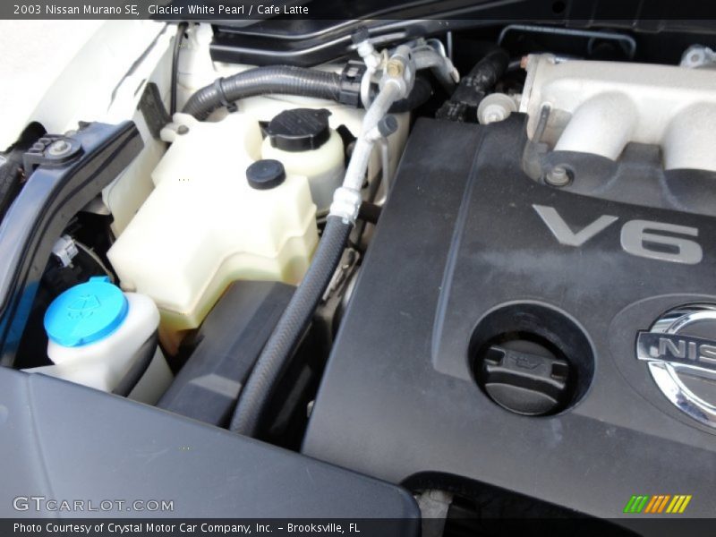 Glacier White Pearl / Cafe Latte 2003 Nissan Murano SE