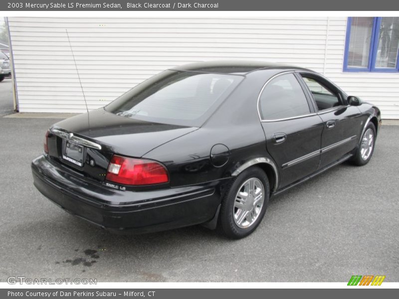 Black Clearcoat / Dark Charcoal 2003 Mercury Sable LS Premium Sedan