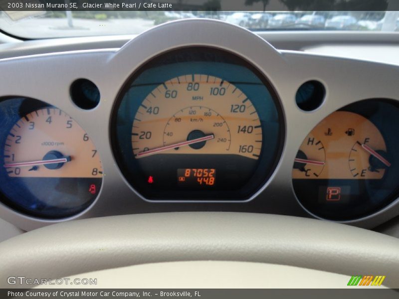 Glacier White Pearl / Cafe Latte 2003 Nissan Murano SE