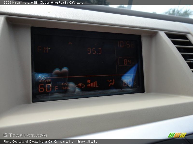 Glacier White Pearl / Cafe Latte 2003 Nissan Murano SE