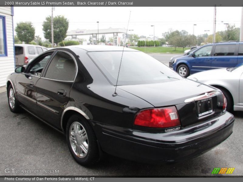 Black Clearcoat / Dark Charcoal 2003 Mercury Sable LS Premium Sedan