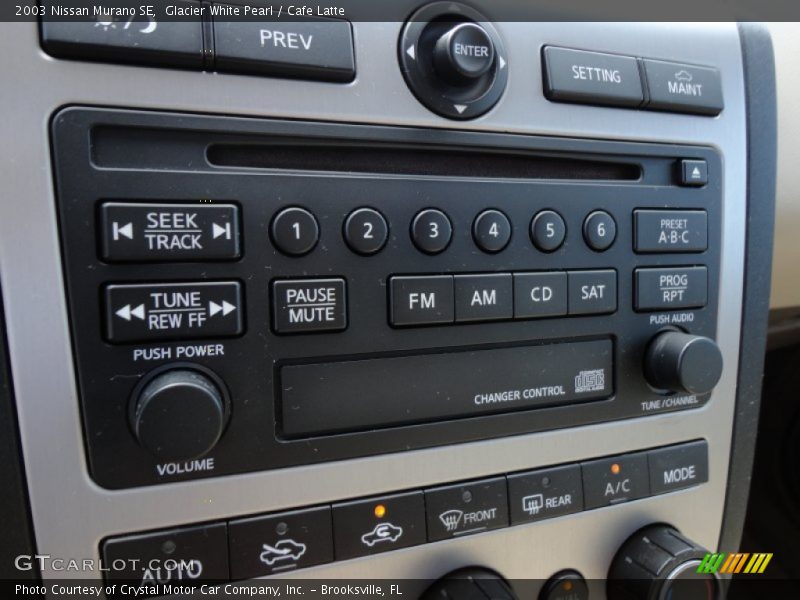 Glacier White Pearl / Cafe Latte 2003 Nissan Murano SE