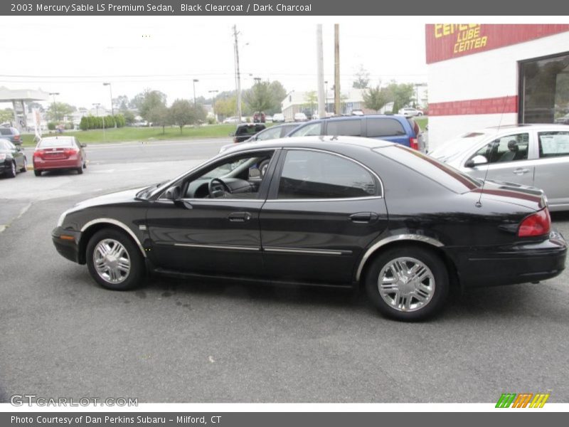 Black Clearcoat / Dark Charcoal 2003 Mercury Sable LS Premium Sedan