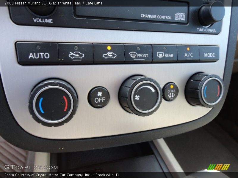 Glacier White Pearl / Cafe Latte 2003 Nissan Murano SE