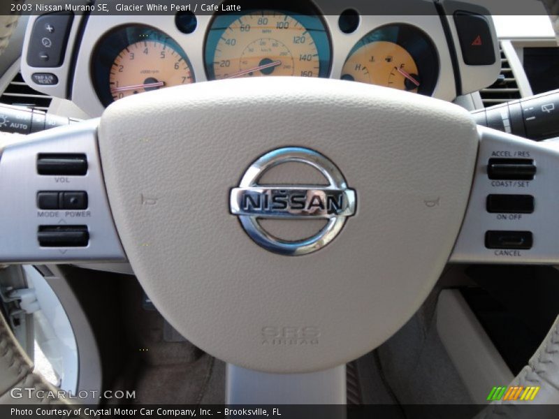 Glacier White Pearl / Cafe Latte 2003 Nissan Murano SE
