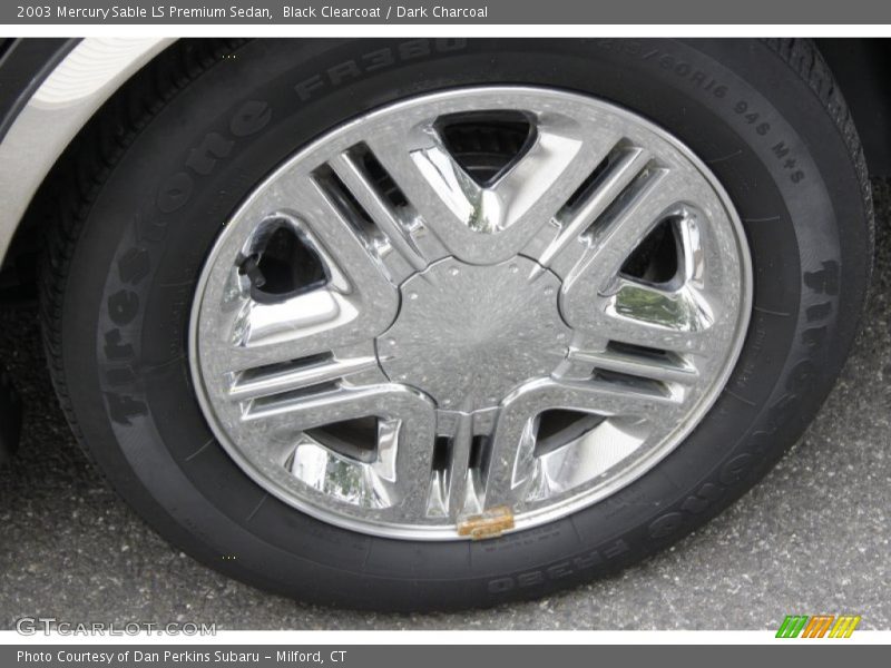 Black Clearcoat / Dark Charcoal 2003 Mercury Sable LS Premium Sedan