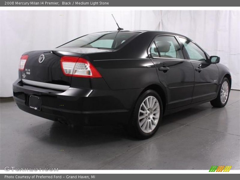 Black / Medium Light Stone 2008 Mercury Milan I4 Premier