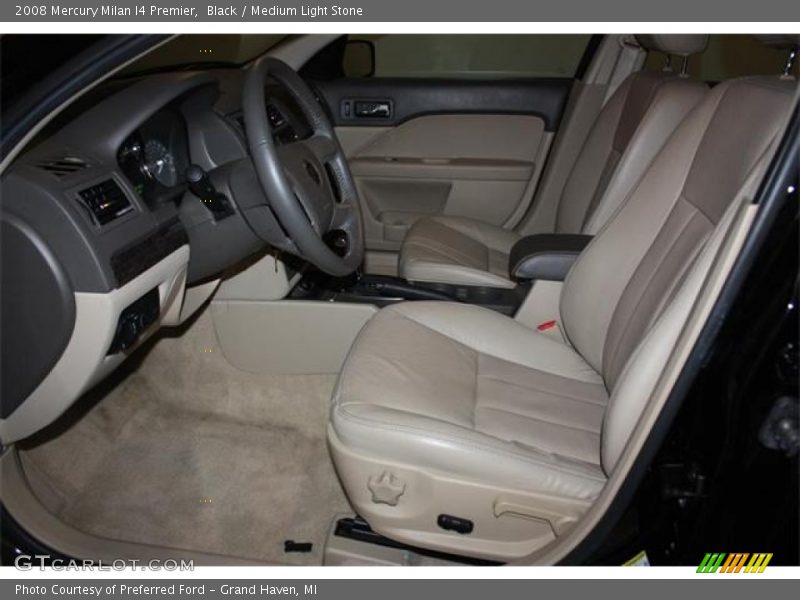 Black / Medium Light Stone 2008 Mercury Milan I4 Premier