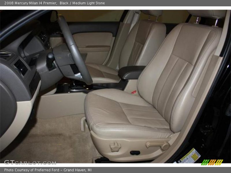 Black / Medium Light Stone 2008 Mercury Milan I4 Premier