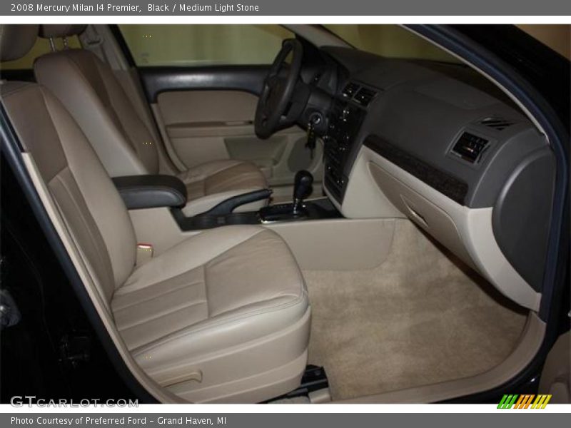 Black / Medium Light Stone 2008 Mercury Milan I4 Premier