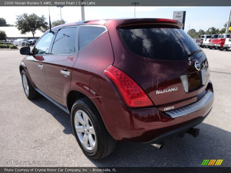 Merlot Pearl / Cafe Latte 2006 Nissan Murano S AWD