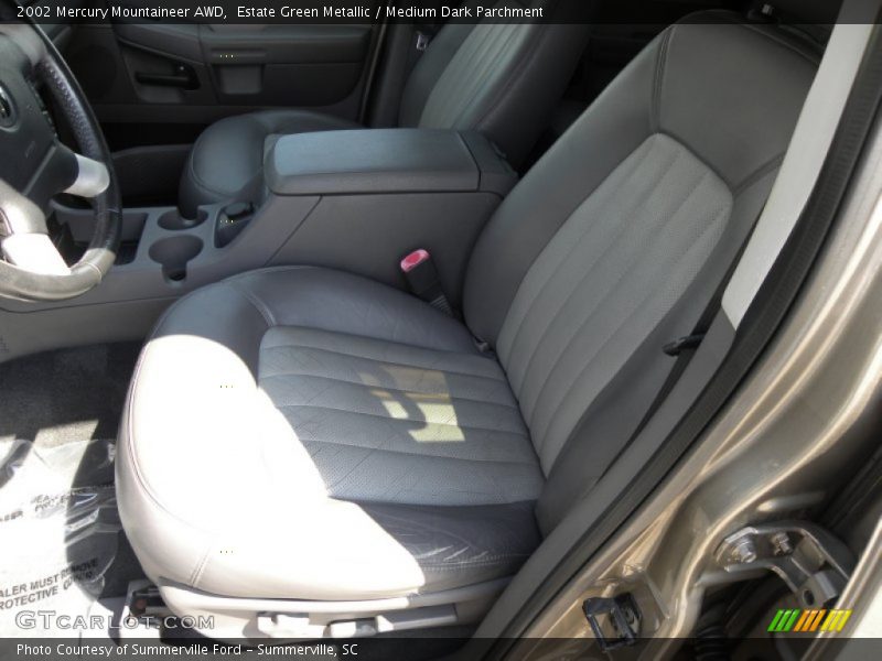 Estate Green Metallic / Medium Dark Parchment 2002 Mercury Mountaineer AWD