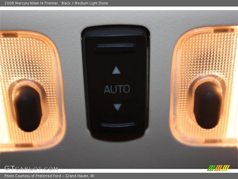 Black / Medium Light Stone 2008 Mercury Milan I4 Premier