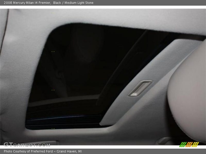 Black / Medium Light Stone 2008 Mercury Milan I4 Premier