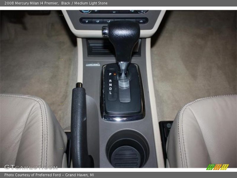 Black / Medium Light Stone 2008 Mercury Milan I4 Premier