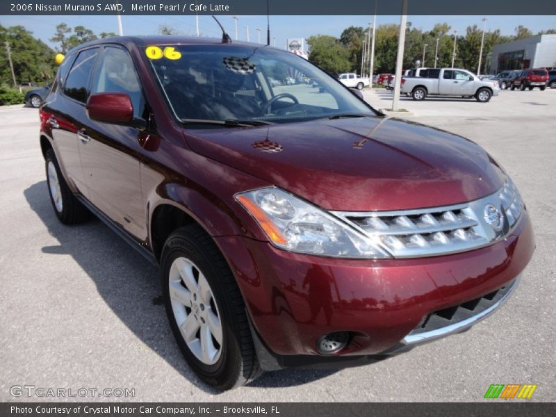 Merlot Pearl / Cafe Latte 2006 Nissan Murano S AWD