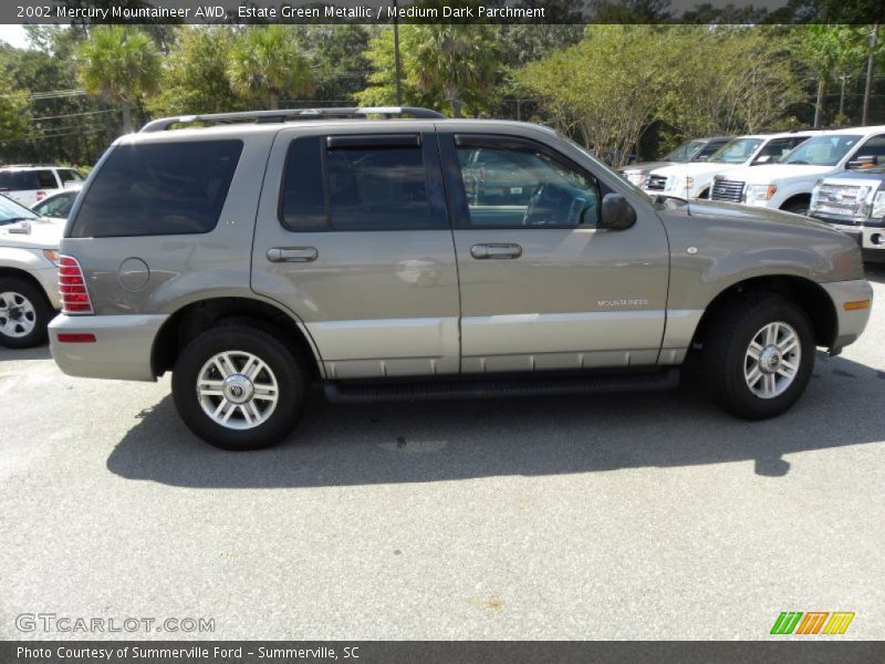 Estate Green Metallic / Medium Dark Parchment 2002 Mercury Mountaineer AWD