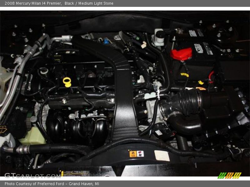 Black / Medium Light Stone 2008 Mercury Milan I4 Premier