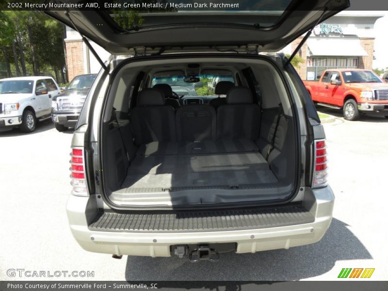 Estate Green Metallic / Medium Dark Parchment 2002 Mercury Mountaineer AWD