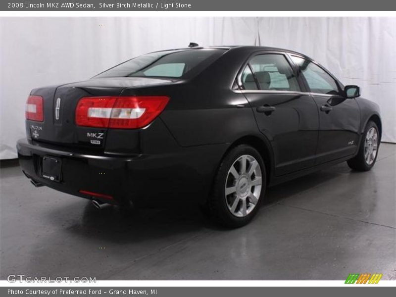 Silver Birch Metallic / Light Stone 2008 Lincoln MKZ AWD Sedan