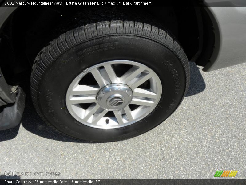 Estate Green Metallic / Medium Dark Parchment 2002 Mercury Mountaineer AWD