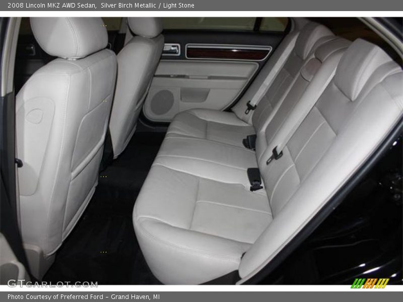 Silver Birch Metallic / Light Stone 2008 Lincoln MKZ AWD Sedan