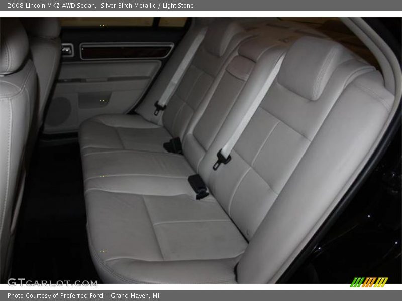 Silver Birch Metallic / Light Stone 2008 Lincoln MKZ AWD Sedan